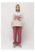 Colorful Star Print Sweatshirt