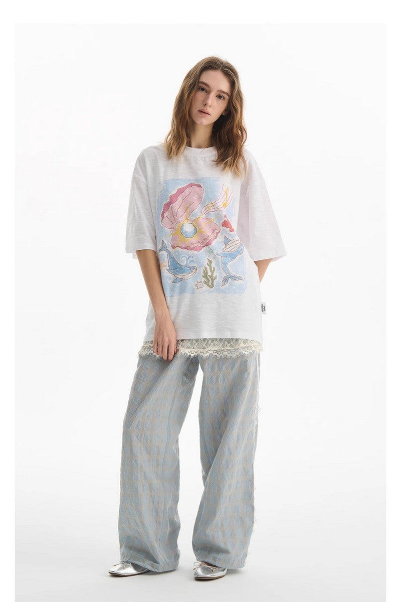 Hand Drawn Ocean Graphic Tee