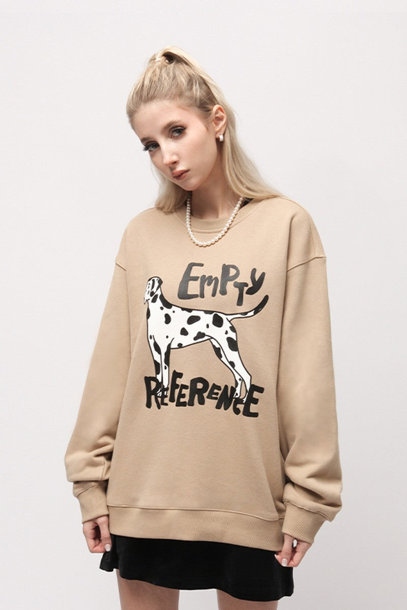 Dalmatian Graffiti Crewneck Sweatshirt
