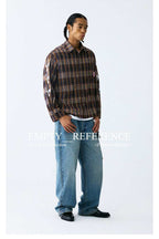 Plaid Bow Print Shirt - Empty Reference