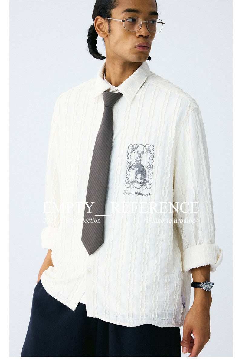 Striped Bunny Garden Shirt - Empty Reference
