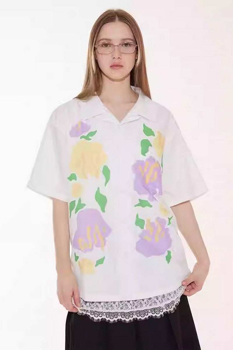 Floral Cuba Vacation Shirt - Empty Reference