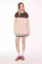 Letter Patch Contrast Tee