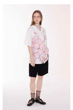 Striped Floral Casual Shirt - Empty Reference