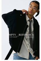Black Belt Ruched Jacket