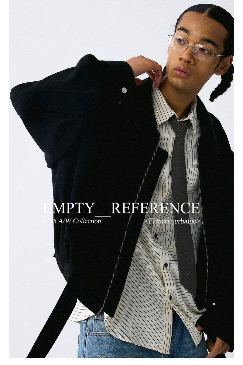 Black Belt Ruched Jacket