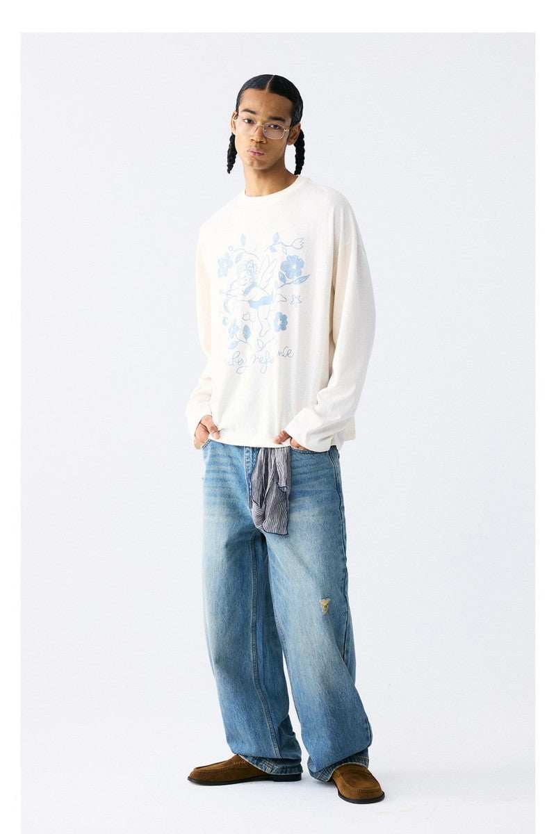 Snowflake Angel Floral Tee - Empty Reference