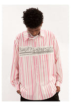 Pink Stripe Logo Shirt - Empty Reference