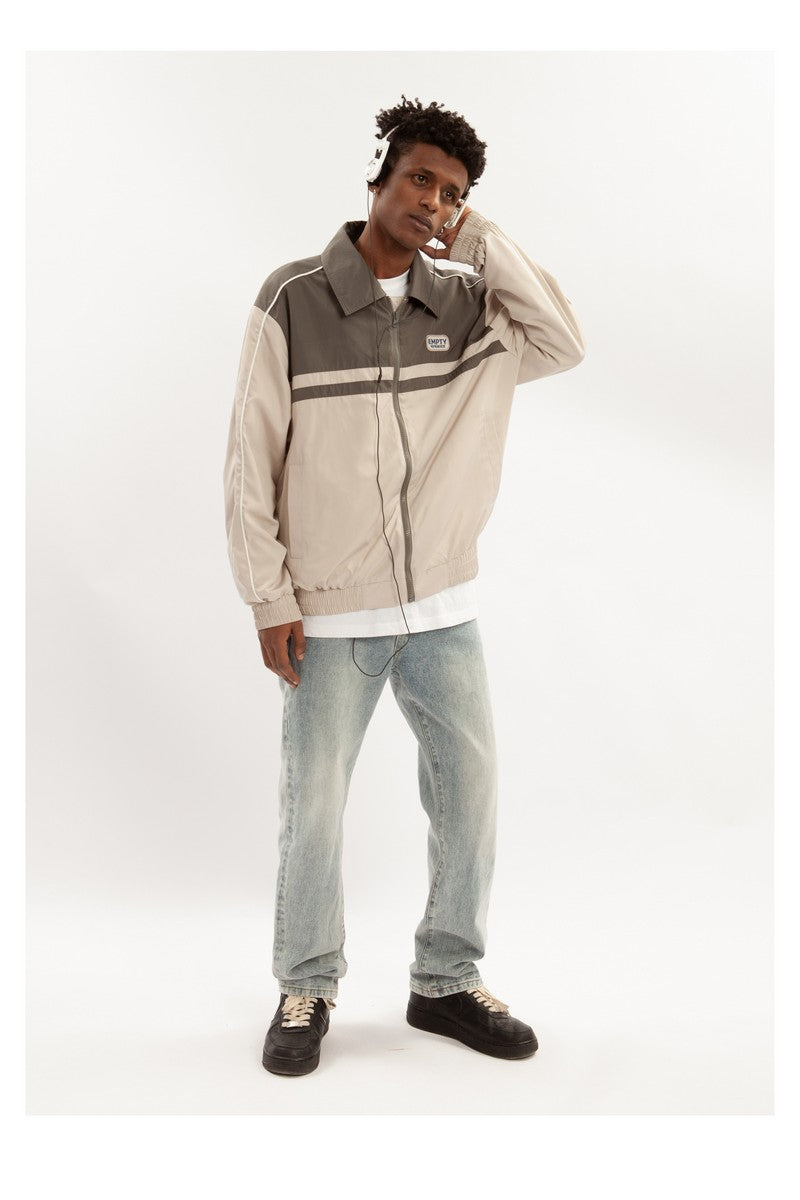 Embroidered Patchwork Work Jacket