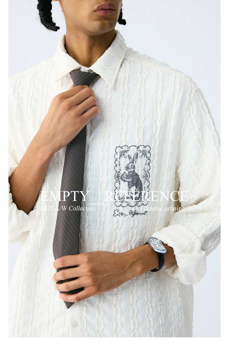 Striped Bunny Garden Shirt - Empty Reference