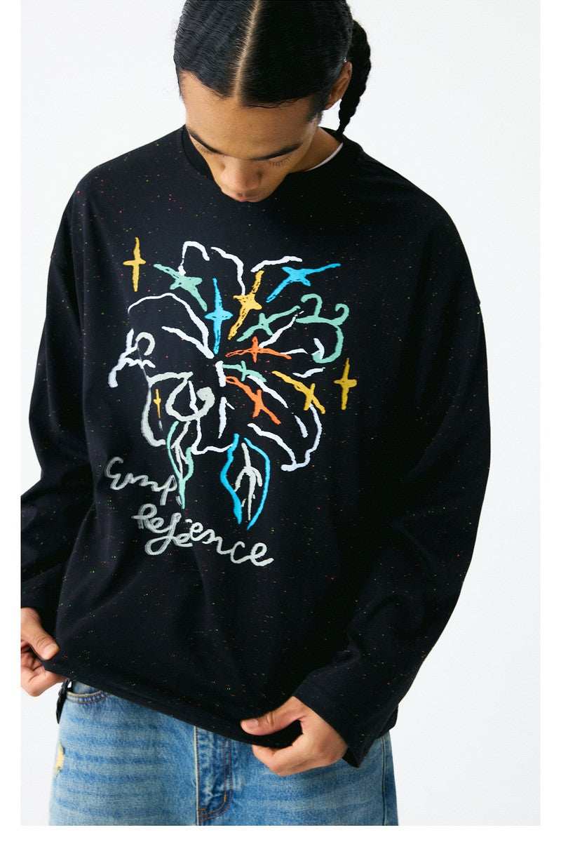 Floral Dot Jacquard Tee - Empty Reference