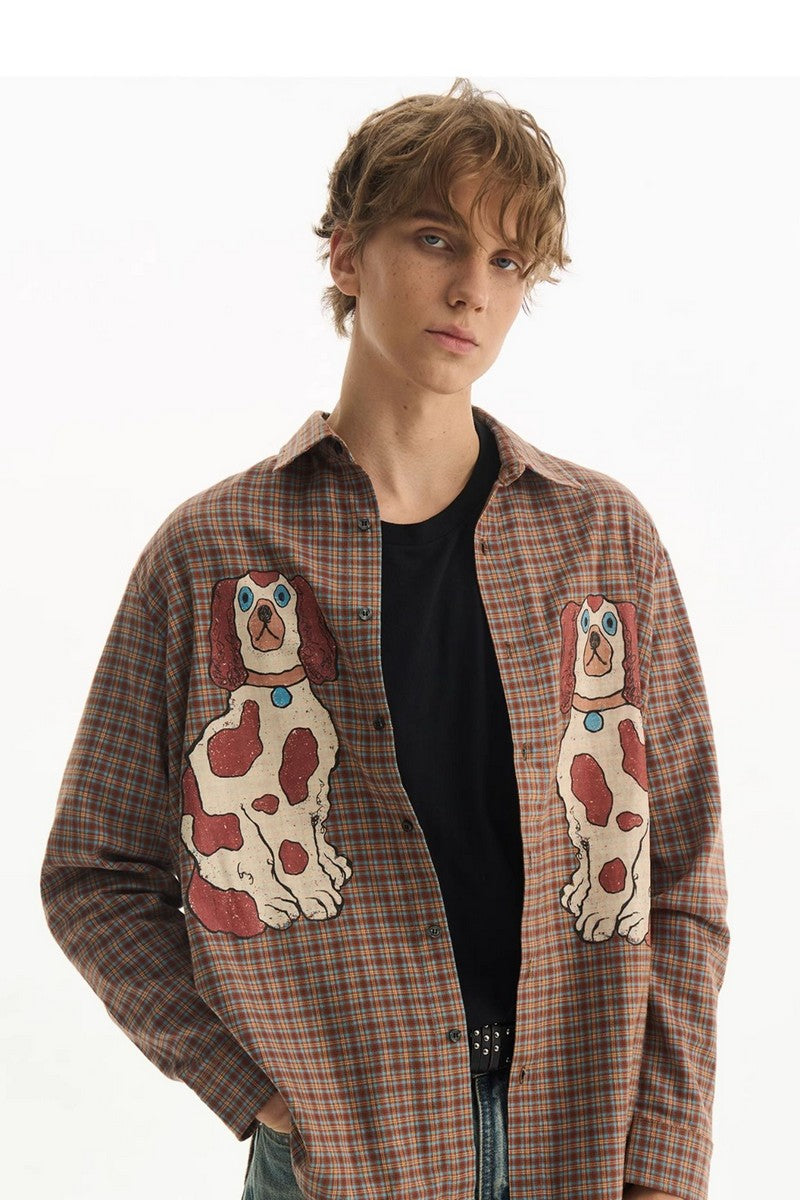 Dalmatian Plaid Shirt