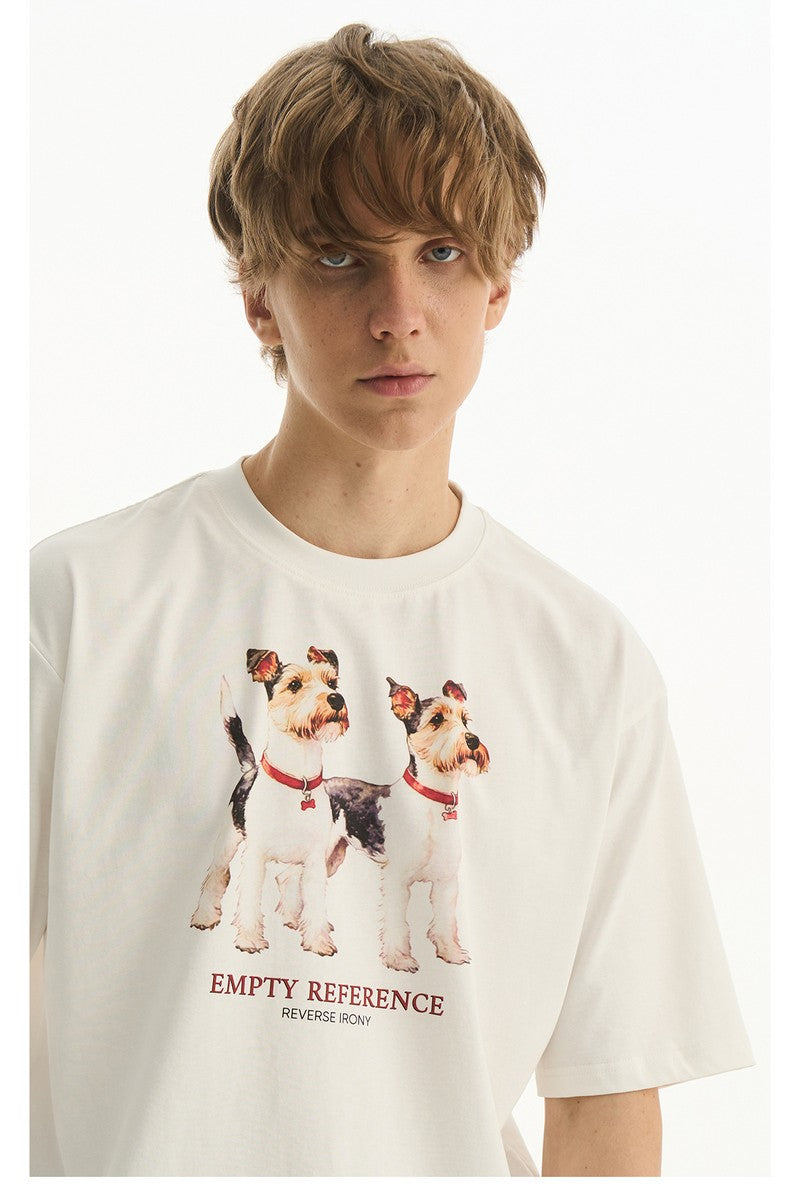 Schnauzer Letter Graphic Tee