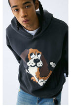 Faded Dog Graphic Hoodie - Empty Reference