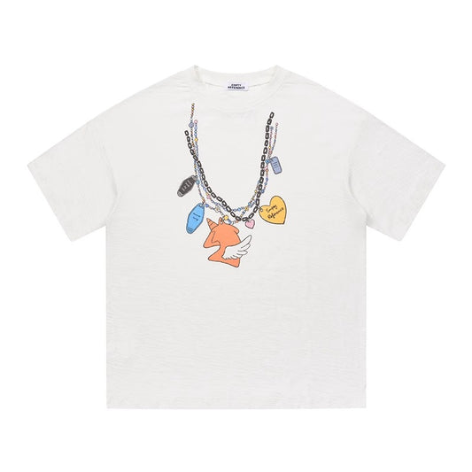 Necklace Graphic Crewneck Tee