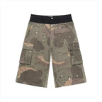 Camo Panel Straight Shorts - Empty Reference