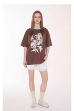 Distressed Floral Patchwork Tee