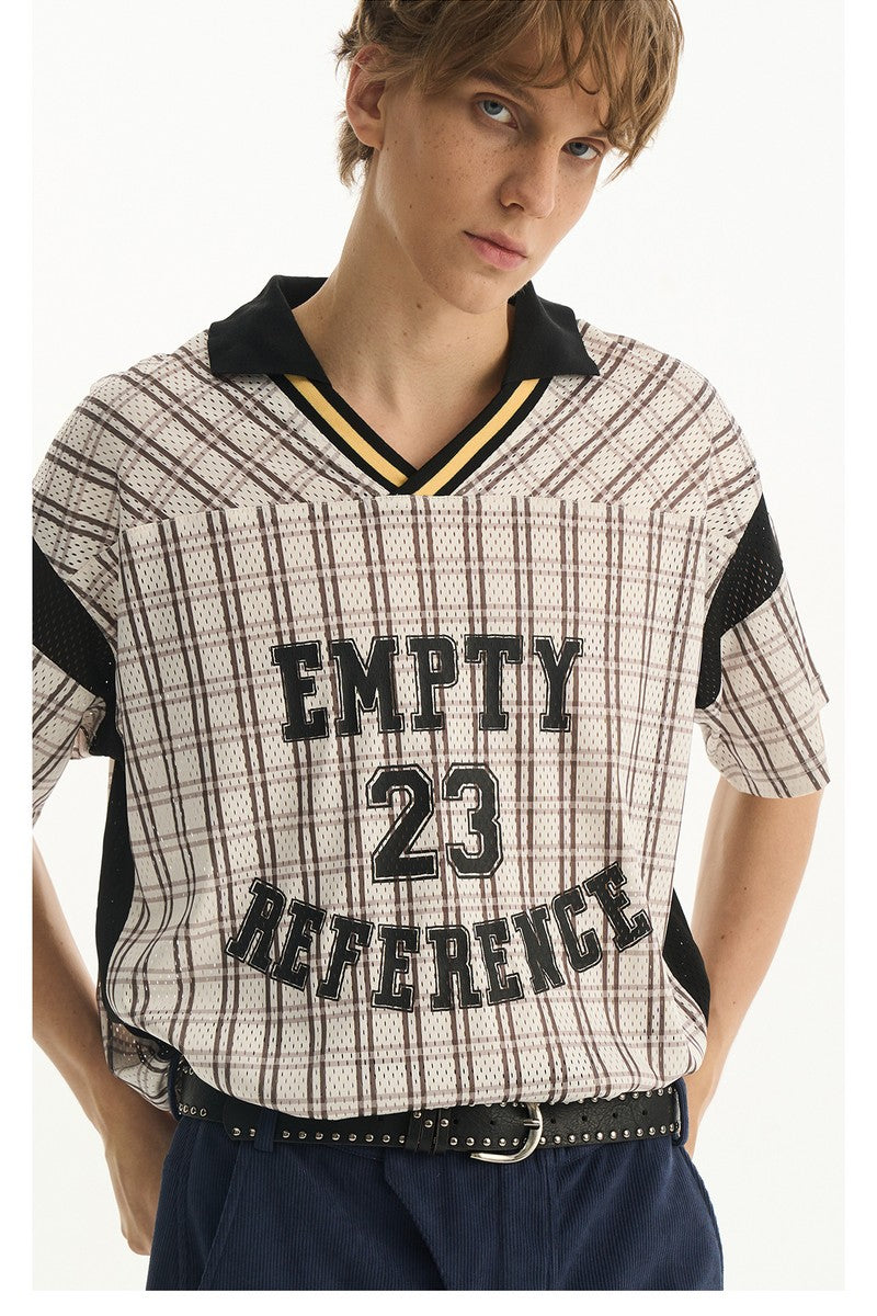 Number Stripe Logo Polo