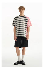 Striped Deconstructed Patchwork Tee