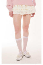 Layered Lace Ruffle Skirt - Empty Reference