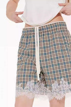 Lace Trim Jersey Shorts - Empty Reference