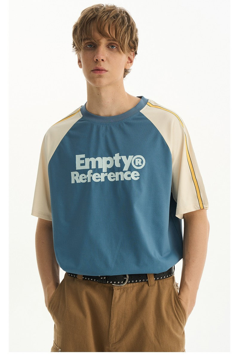 Blue Raglan Cooling Graphic Tee