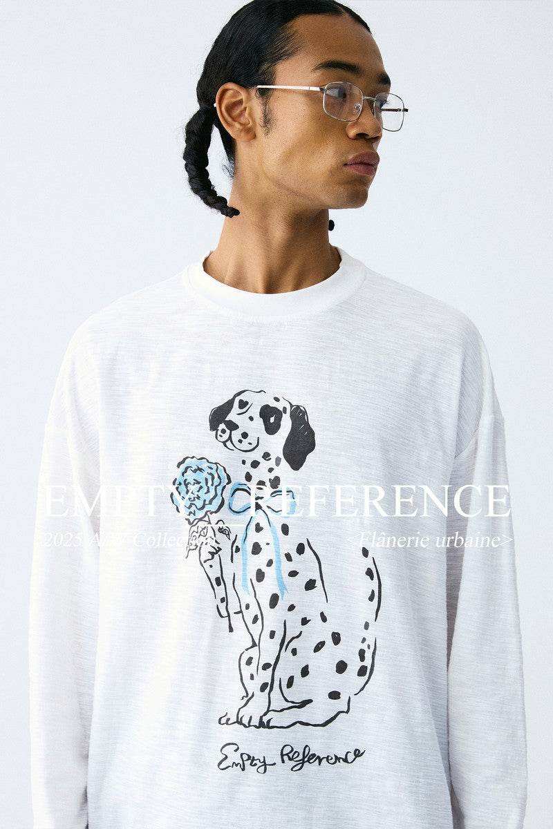 Dalmatian Rose Graphic Tee - Empty Reference