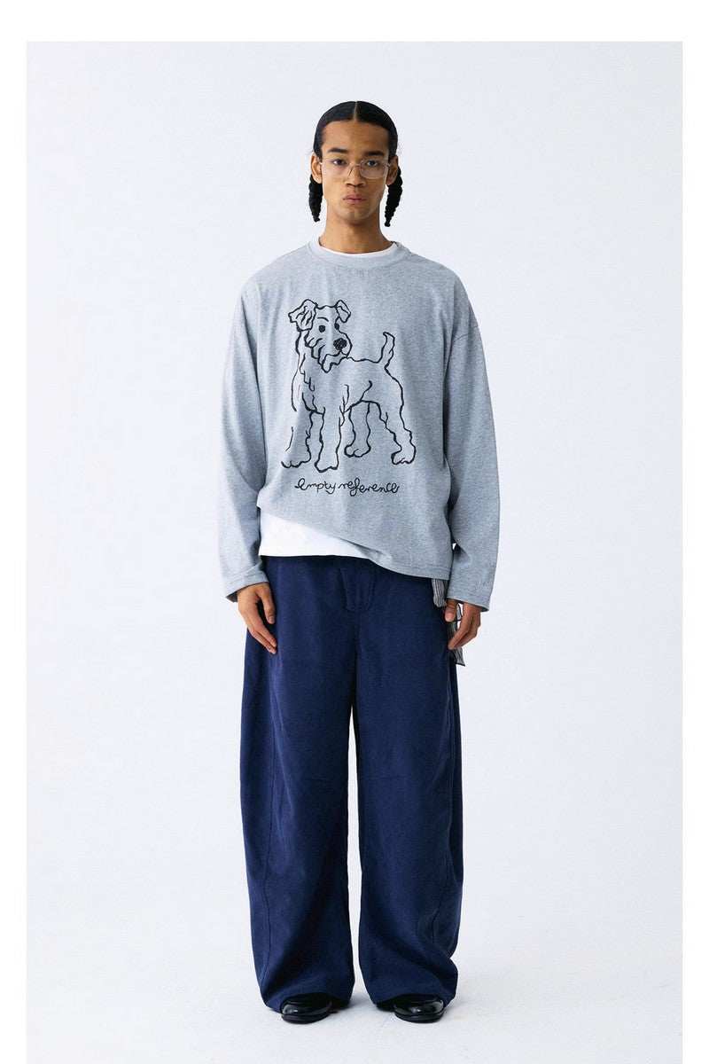Snowflake Fox Terrier Tee - Empty Reference
