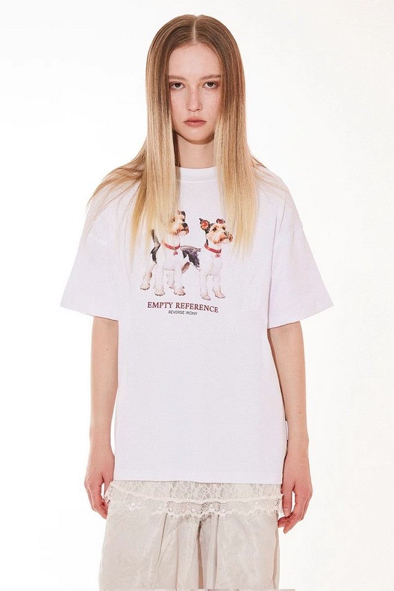 Schnauzer Letter Long Tee
