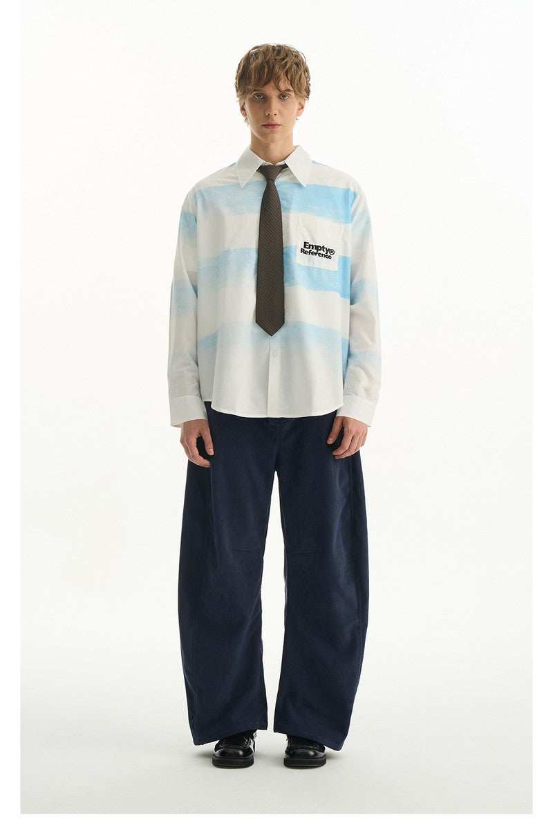 Faded Stripe Plaid Shirt - Empty Reference