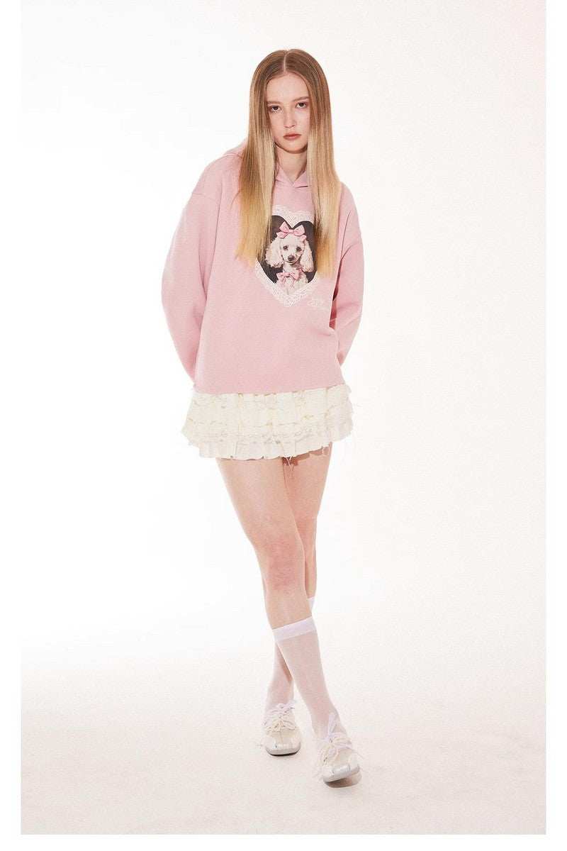 Layered Lace Ruffle Skirt - Empty Reference
