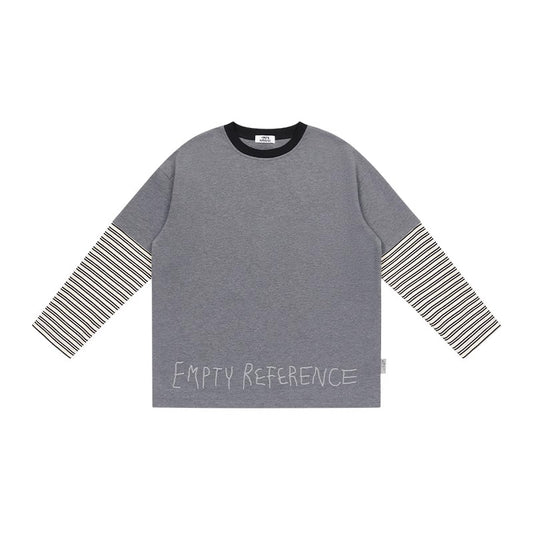 Layered Stripe Long Tee