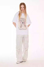 Pleated Botanical Paratrooper Pants - Empty Reference