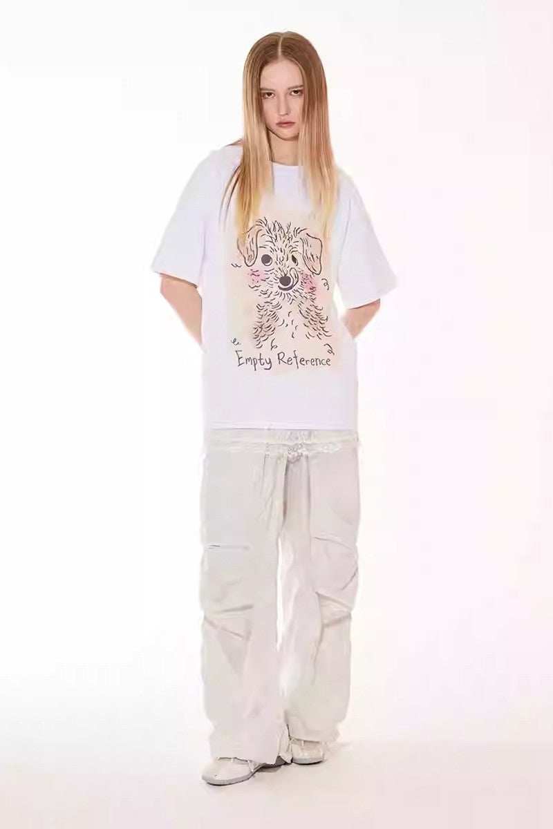 Pleated Botanical Paratrooper Pants - Empty Reference