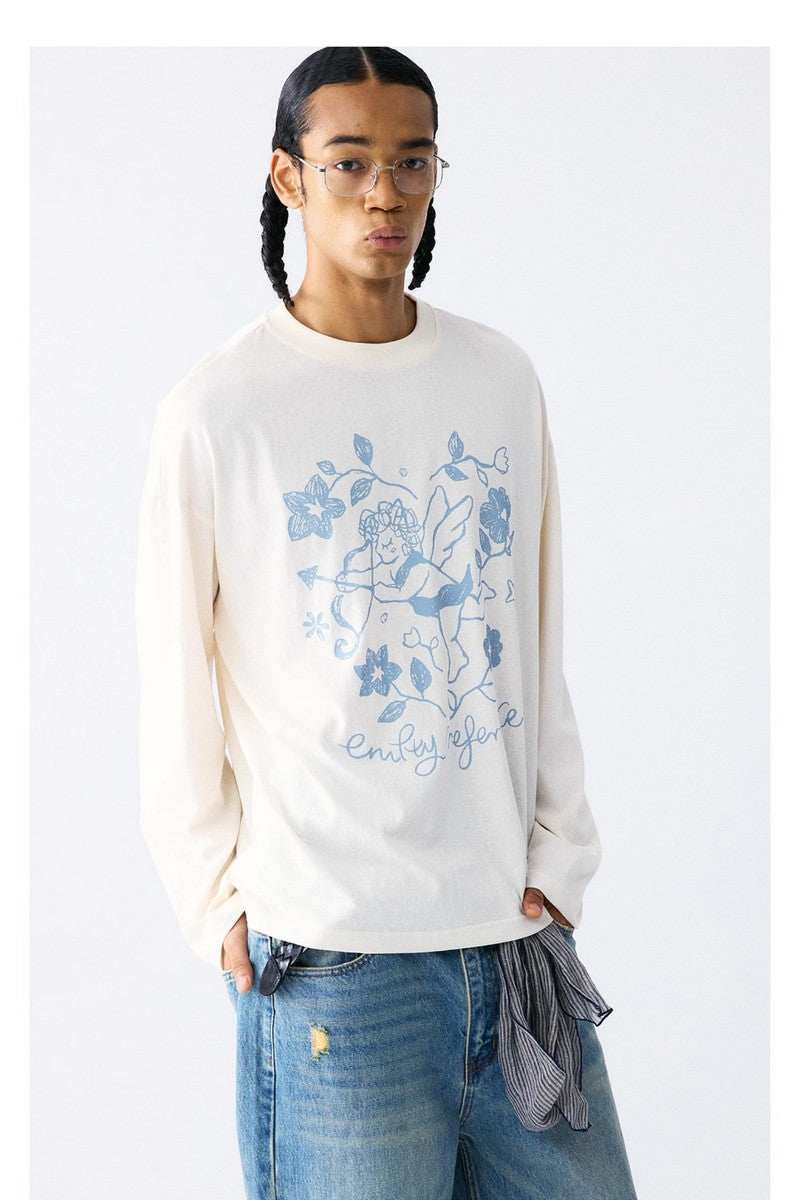 Snowflake Angel Floral Tee - Empty Reference