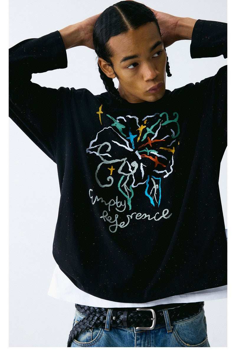 Floral Dot Jacquard Tee - Empty Reference