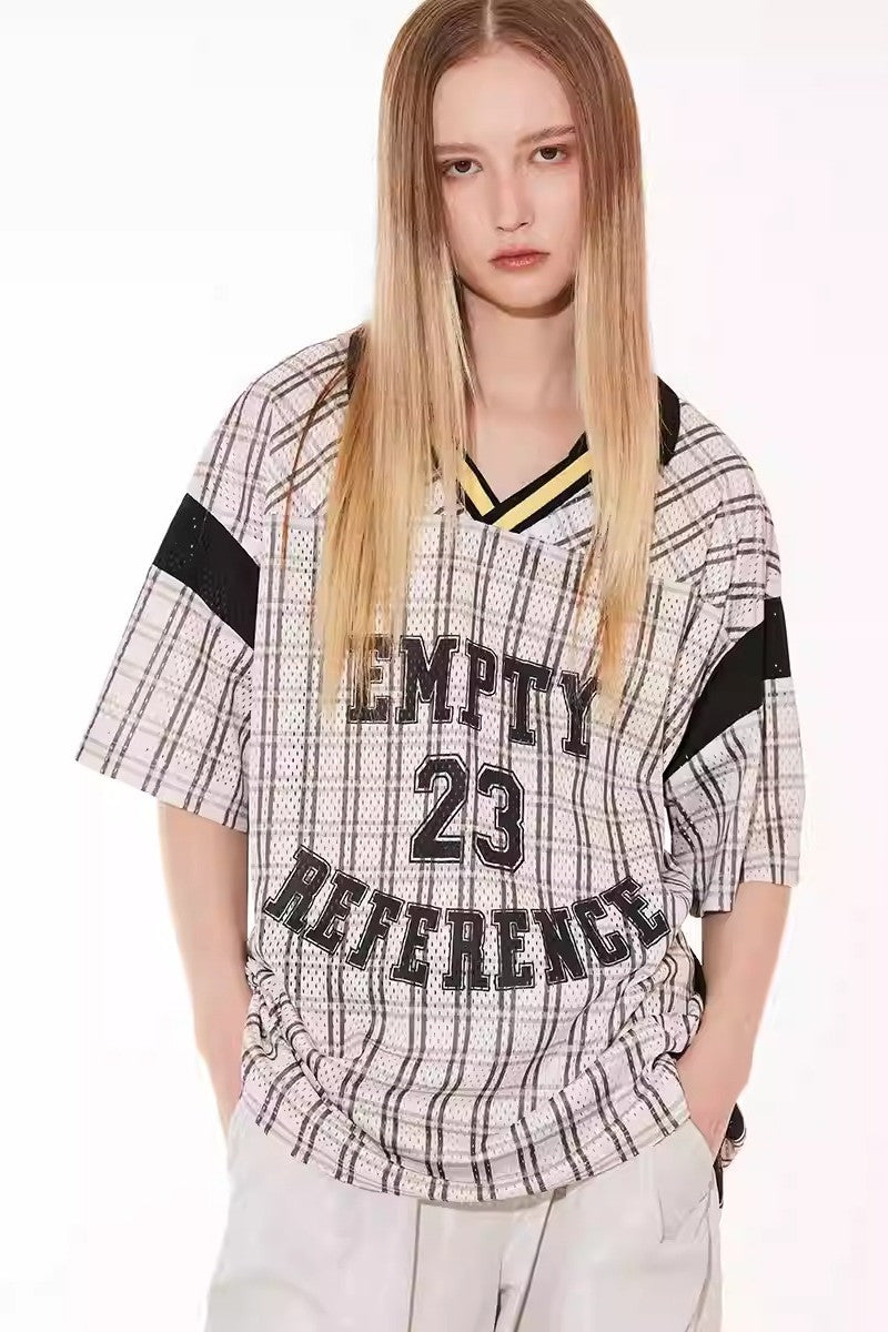 Number Stripe Logo Polo