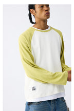 Striped Raglan Sleeve Tee