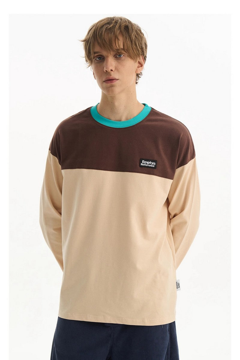 Letter Patch Contrast Tee