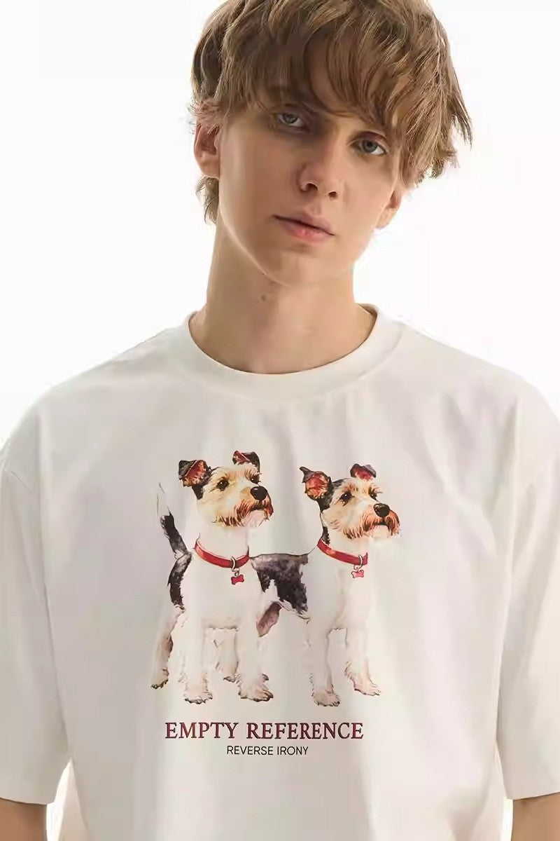 Schnauzer Letter Graphic Tee