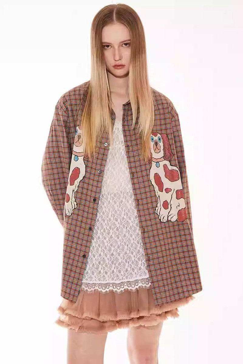 Dalmatian Plaid Shirt - Empty Reference