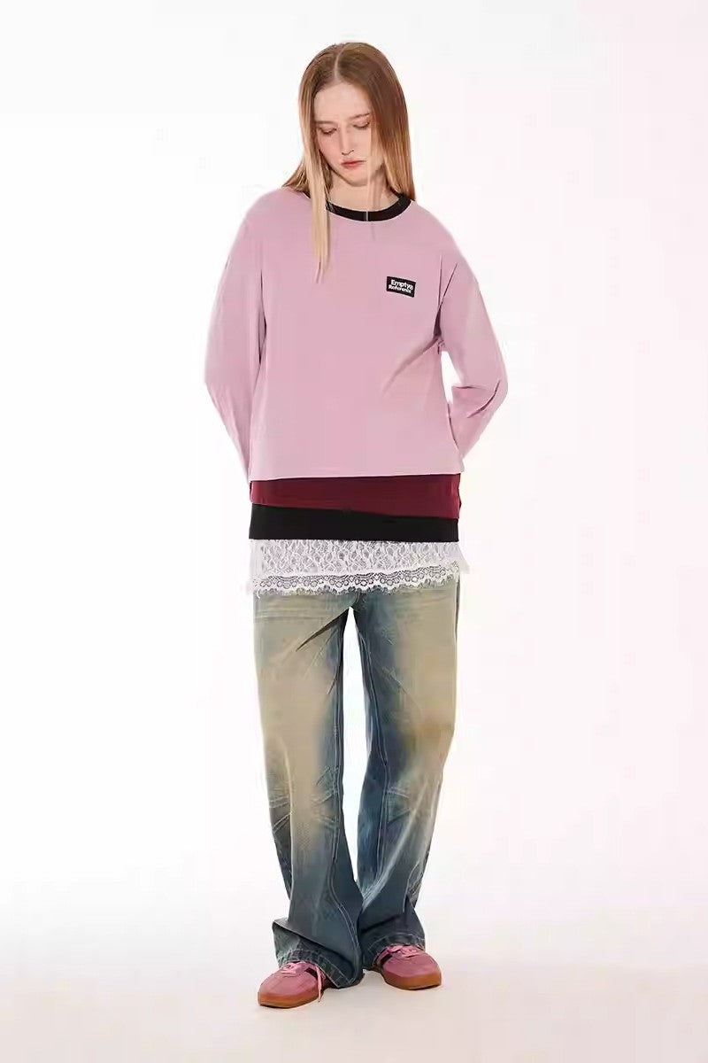 Triple Layer Wrinkle Tee