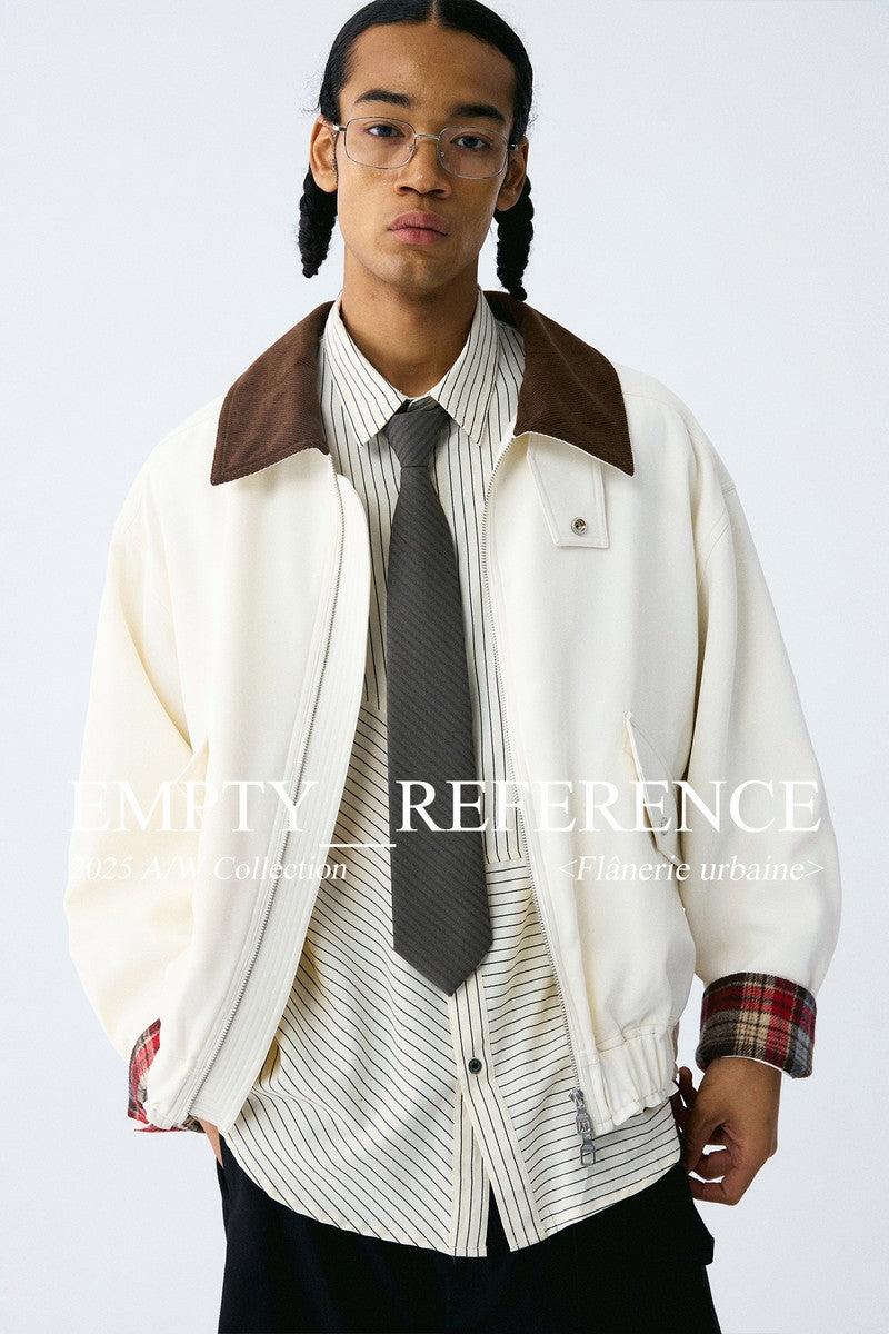 Plaid Corduroy Casual Jacket