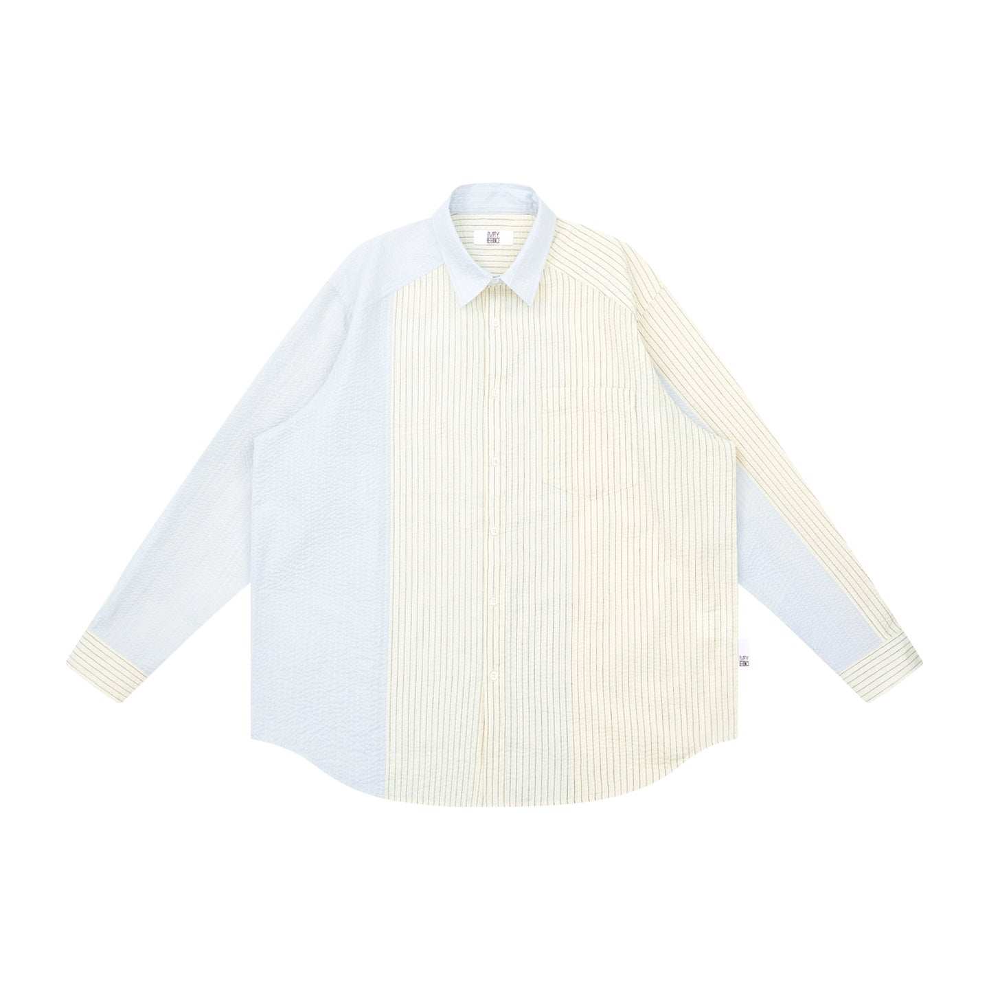 Striped Panel Classic Shirt - Empty Reference