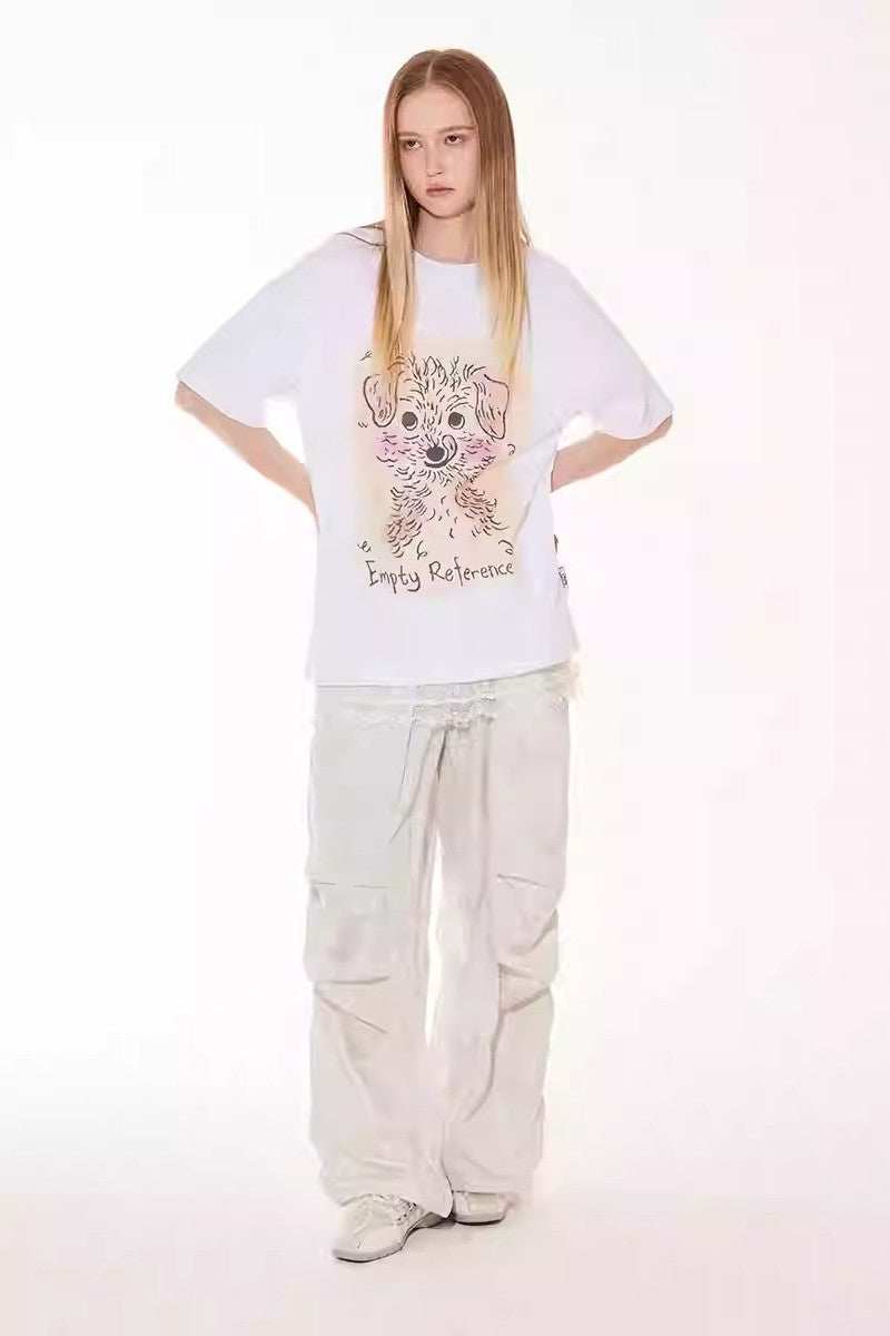 Pleated Botanical Paratrooper Pants - Empty Reference