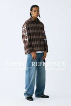 Plaid Bow Print Shirt - Empty Reference