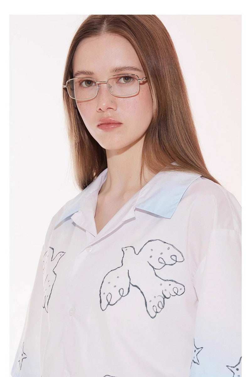 Graffiti Fade Graphic Shirt - Empty Reference