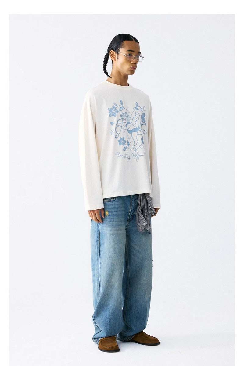 Snowflake Angel Floral Tee - Empty Reference