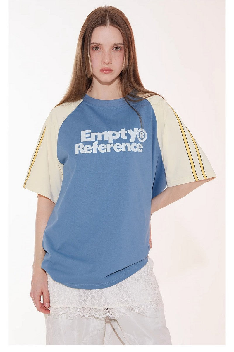 Blue Raglan Cooling Graphic Tee