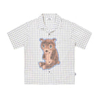 Sad Bear Plaid Spray Shirt - Empty Reference